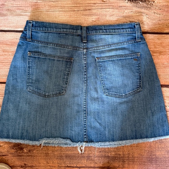 Madewell Classic Blue Denim Mini Skirt size 31 - Picture 2 of 3